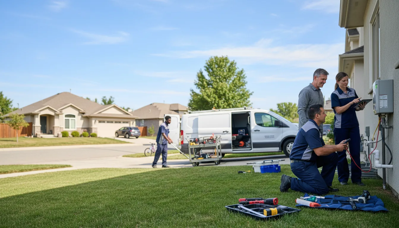 Tankless water heater service in Scotrun, PA